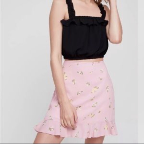 Sunday Best Aritzia Floral Pink skirts - Picture 1 of 5